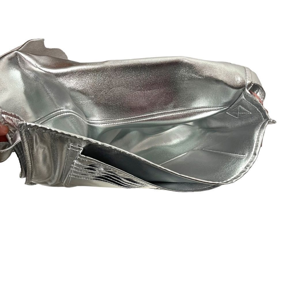 NWT BAN.DO Silver Faux Leather Logged On Laptop Bag - Picture 6 of 11